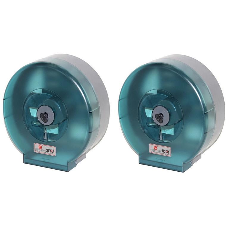 Bộ 2 Hộp đựng giấy vệ sinh cỡ lớn 26cm gắn tường cao cấp
