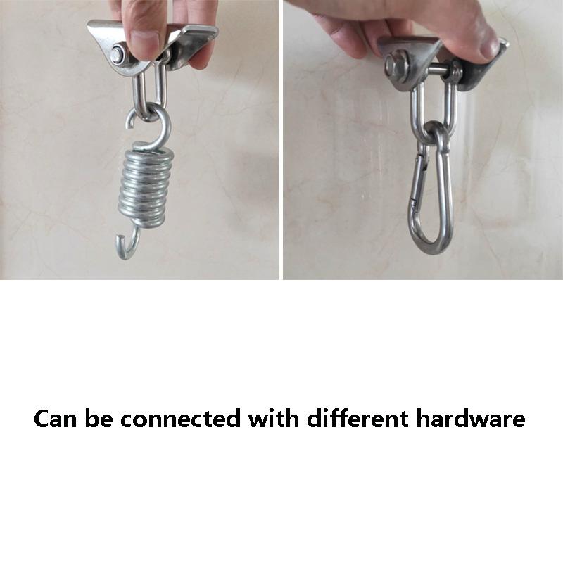 Xoay Móc Thép Không Gỉ 304 Trần Móc Treo Võng, Tập Yoga, Xoay, vỏ Bao Cát