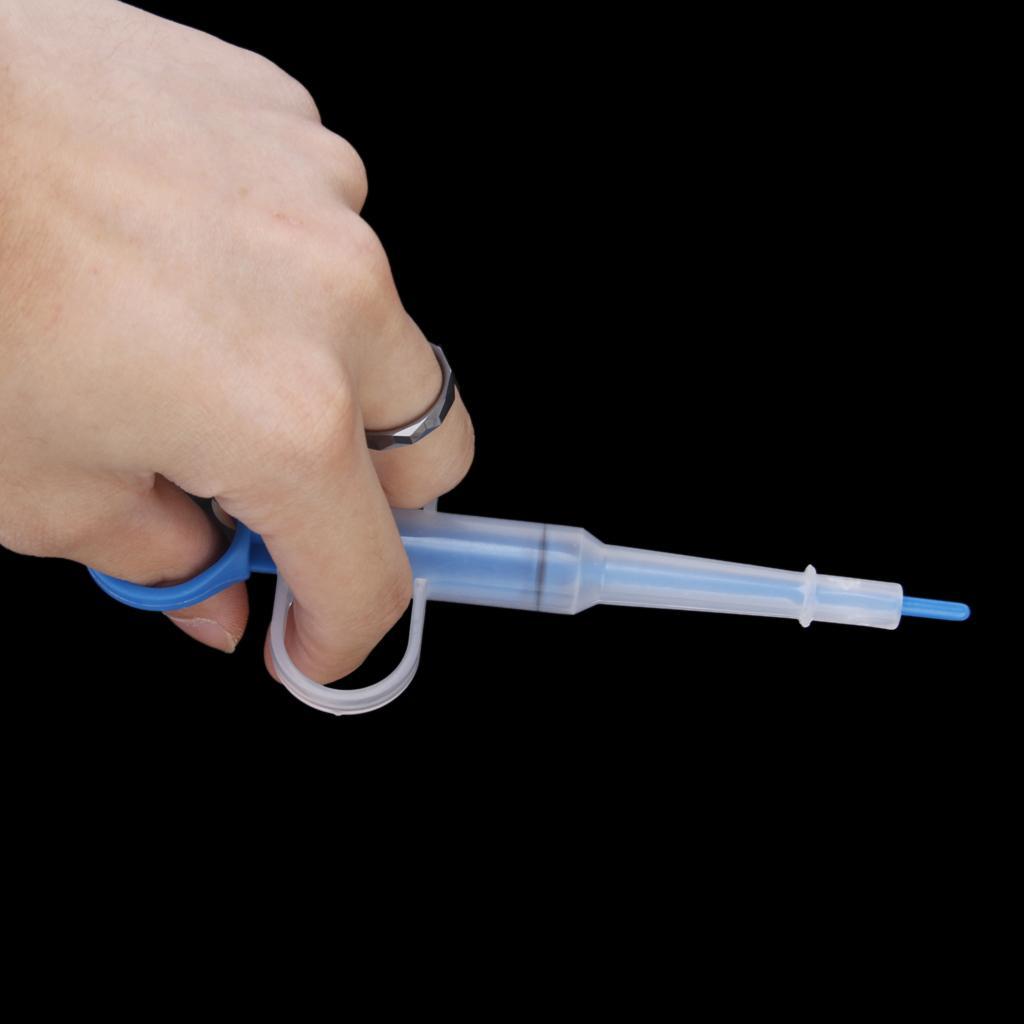4xPet Dog Cat Capsule Tablet Pill Gun Piller Pusher Syringe Doser Blue