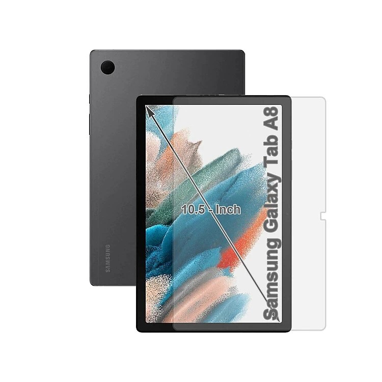 Miếng dán kính cường lực màn hình cho Samsung Galaxy Tab A8 10.5 inch 2022 (SM-X200 / X205 / X207) hiệu HOTCASE Mercury H+ Pro (Chống va đập, vát cạnh 2.5D, chống vân tay, mỏng 0.3mm, độ cứng 9H) - Hàng nhập khẩu