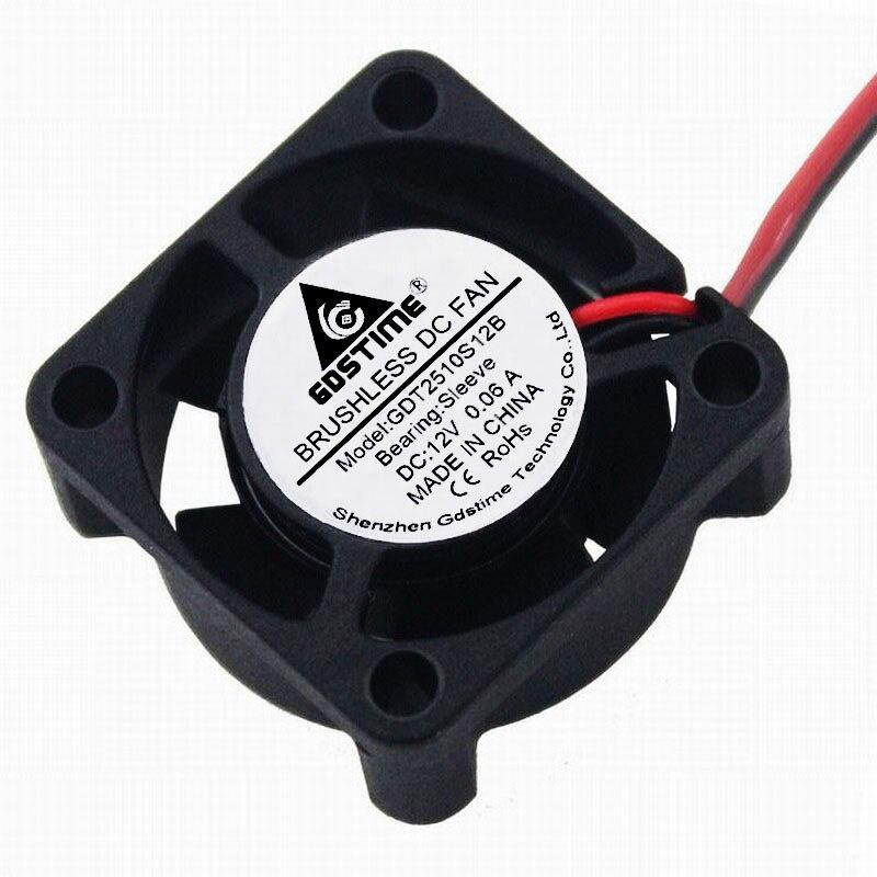 Gdstime 1 Pieces 1Pin 1.14 11x11x1mm 11mm 11v Mini Brushless Cooling Cooler Fan