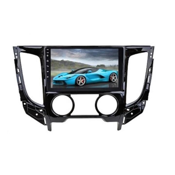 Mặt dưỡng kèm dây nguồn lắp màn hình android cho xe MITSUBISHI TRITON 2018