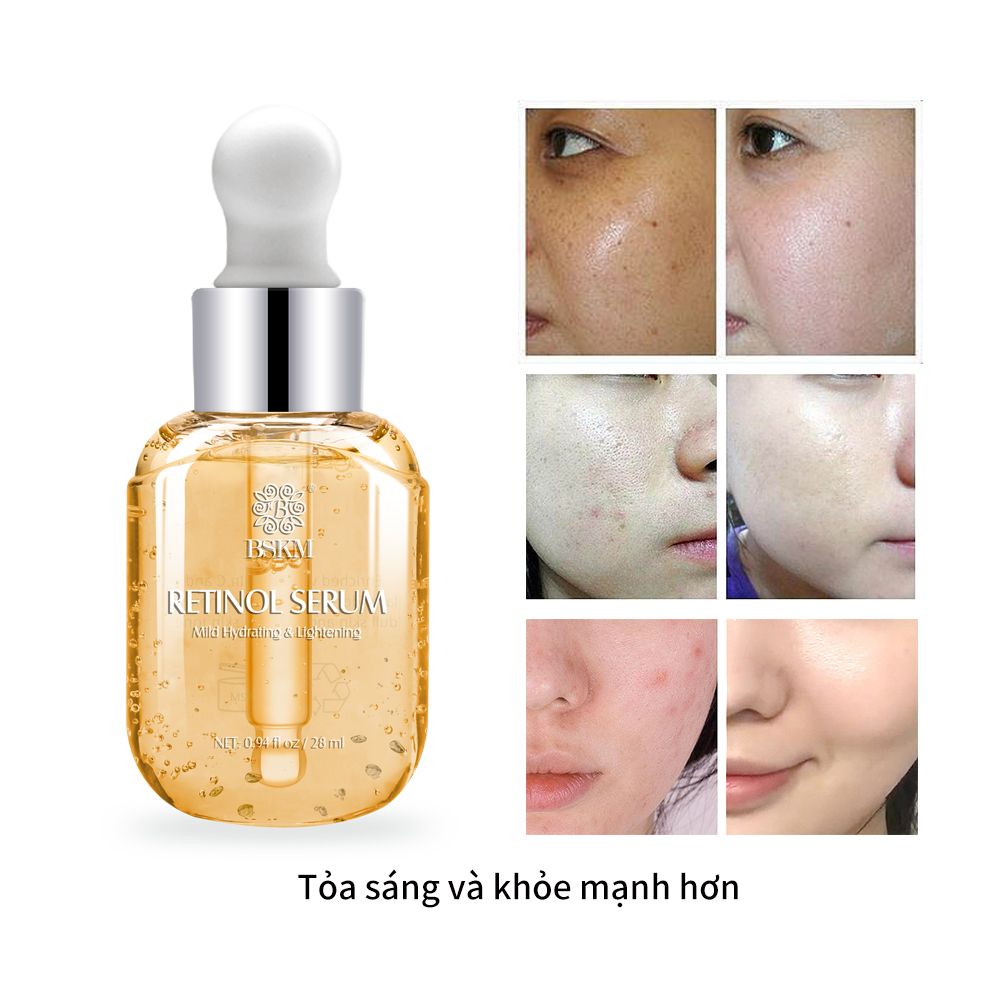 BSKM Retinol Essence 28ml + Water Lily Moisturising Water 200ml Tinh chất làm trắng da chống nhăn, làm săn chắc da, dưỡng ẩm, chống oxy hóa