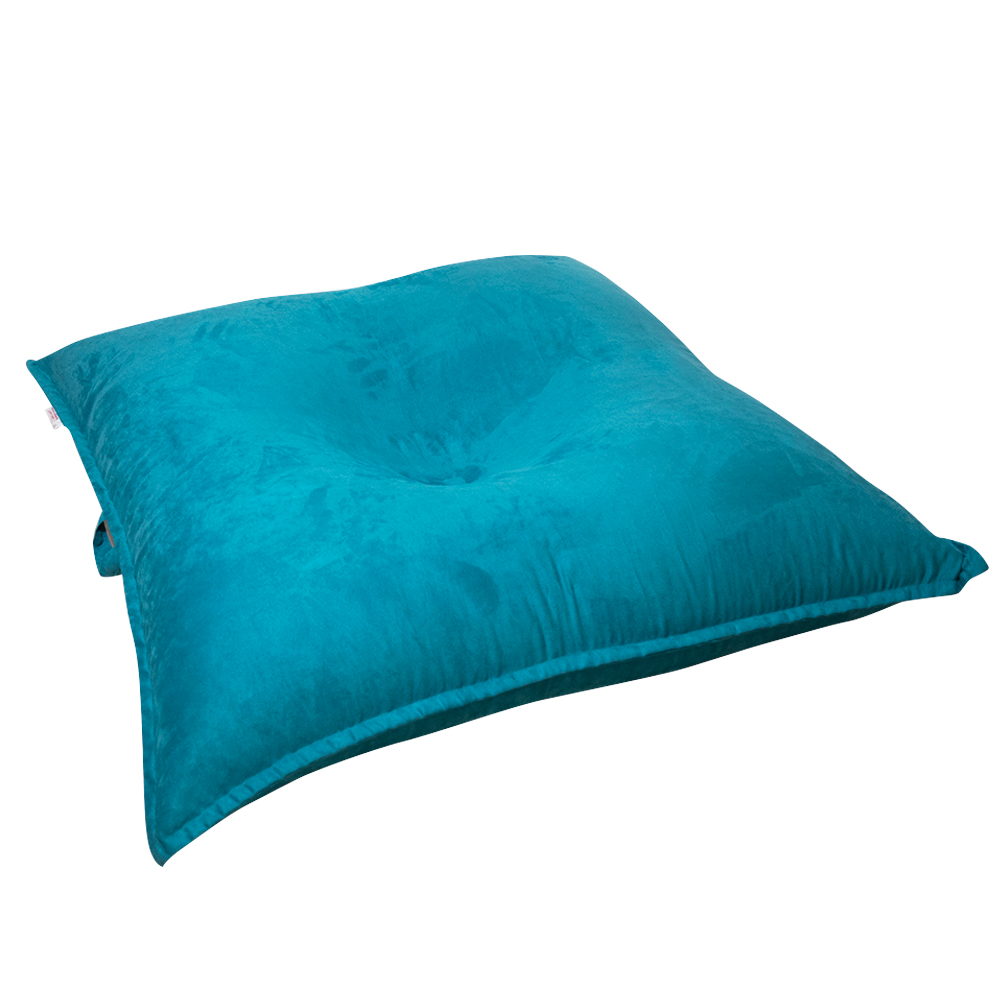 GHẾ LƯỜI HẠT XỐP PILLOW SACK TRUYỀN THỐNG 1M3X1M3 MÀU XANH CỔ VỊT  CÓ THỂ NGỒI ĐƯỢC NHIỀU KIỂU KHÁC NHAU - THE BEANBAG HOUSE