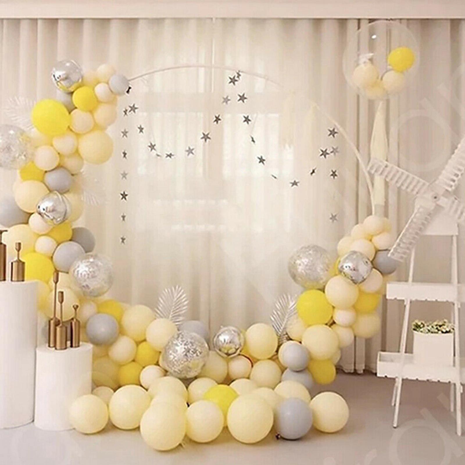 Balloon Circle Arch Stand Circle Round Backdrop Stand for Garden Party Decor