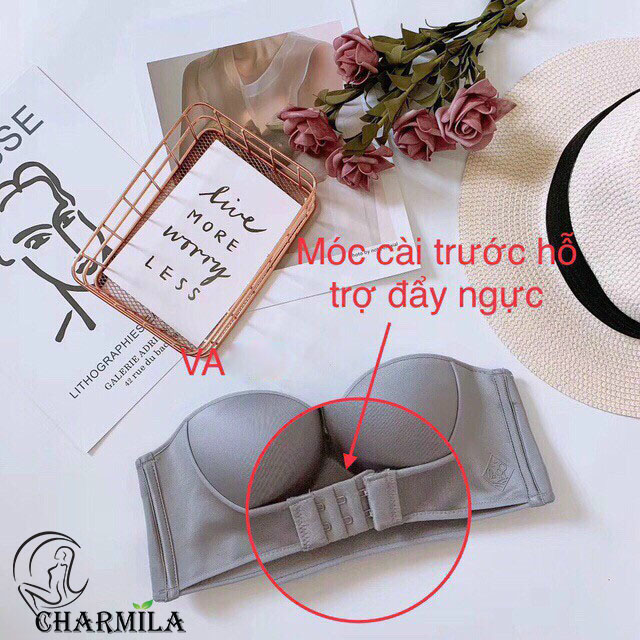 Áo ngực nữ Charmila cài trước không dây không gọng mã AN27