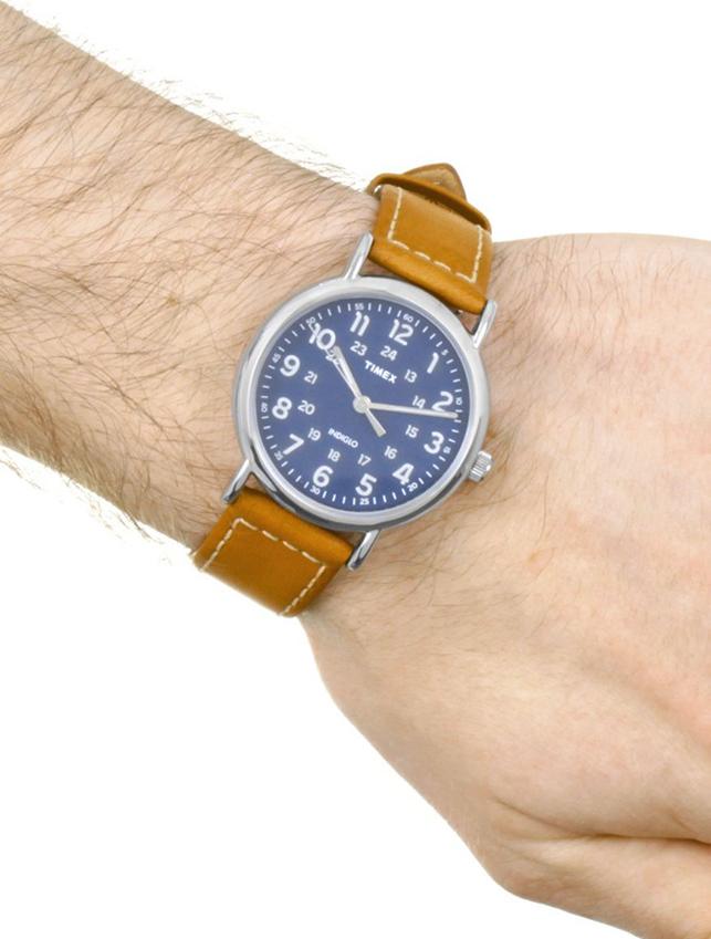 Đồng Hồ Nam Dây Da Timex Weekender TW2R42500 (40mm) - Mặt Xanh Dương