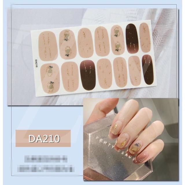 Set dán móng tay Nails dán nghệ thuật nhiều màu - có ngay bộ móng đẹp trong 5 phút (Nail wraps / Nail stickers) CAM03