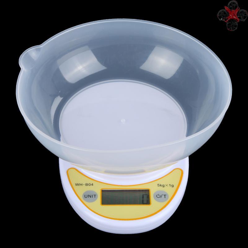 Cân Thực Phẩm Điện Tử 5kg / 1g Màn Hình Lcd