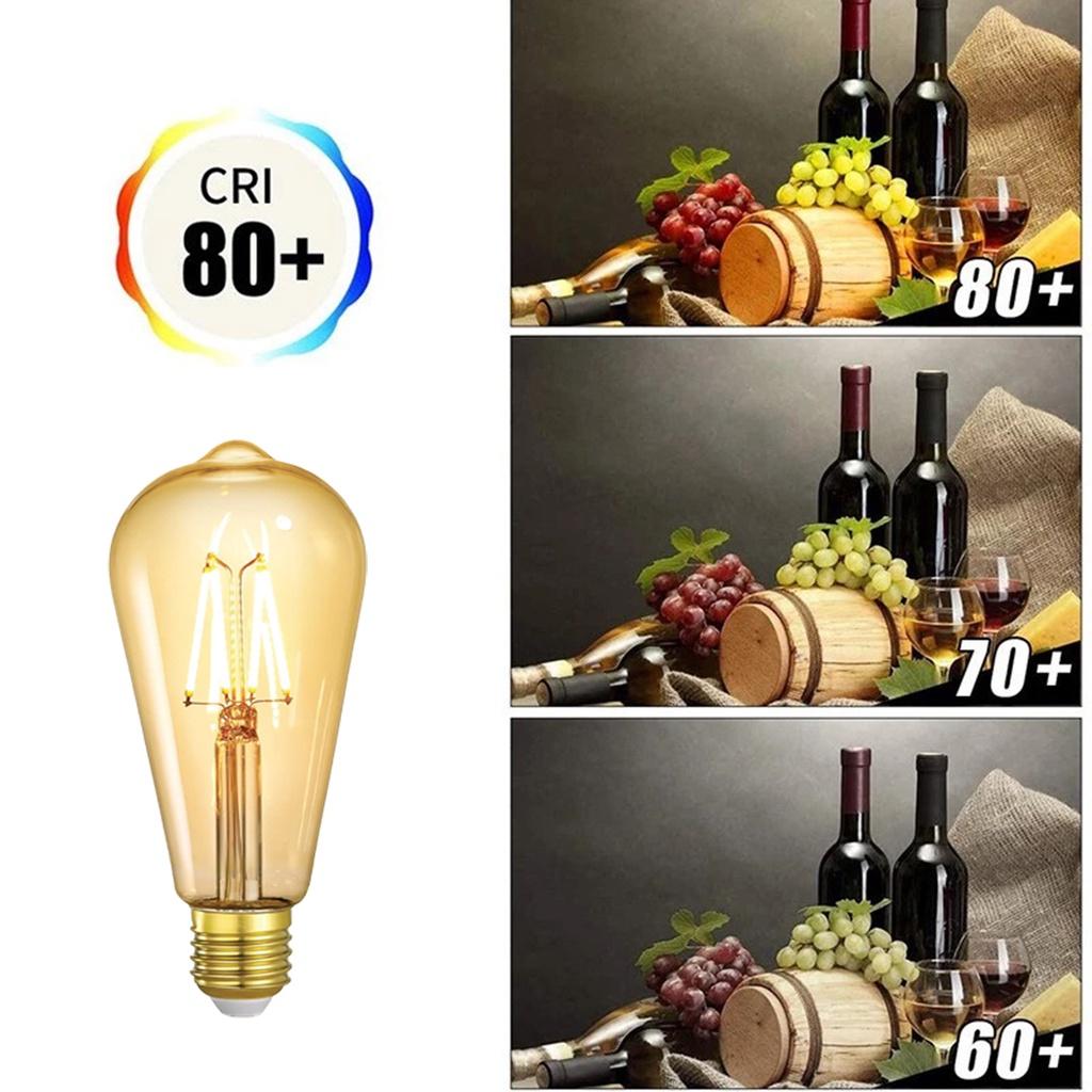 Bóng đèn led dây tóc HUEPRESS Bluetooth Mesh Filament Bulb ST64 đui E27 4W 2700K-6500K Edison vintage