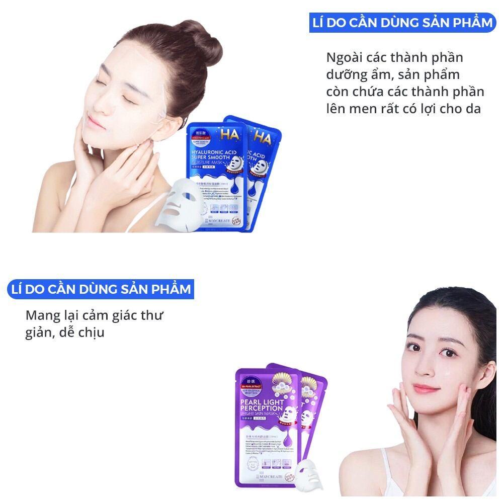 Mặt nạ ha dưỡng ẩm giấy chống lão hóa dưỡng da giảm mụn trắng da LUVELA MN02o