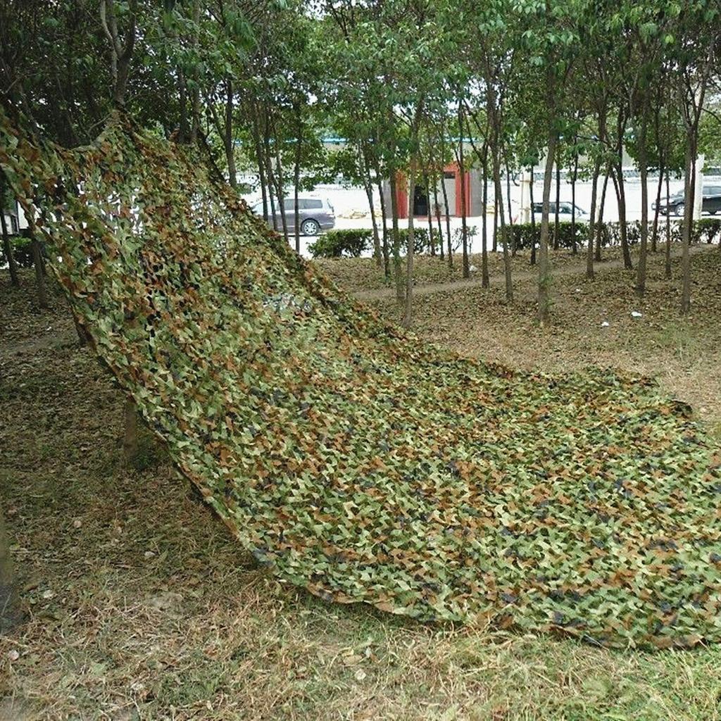 9.8 x 16.4ft Woodland Camouflage Netting Desert Camo Net for Camping Military Hunting Shooting Blind Watching Hide Party