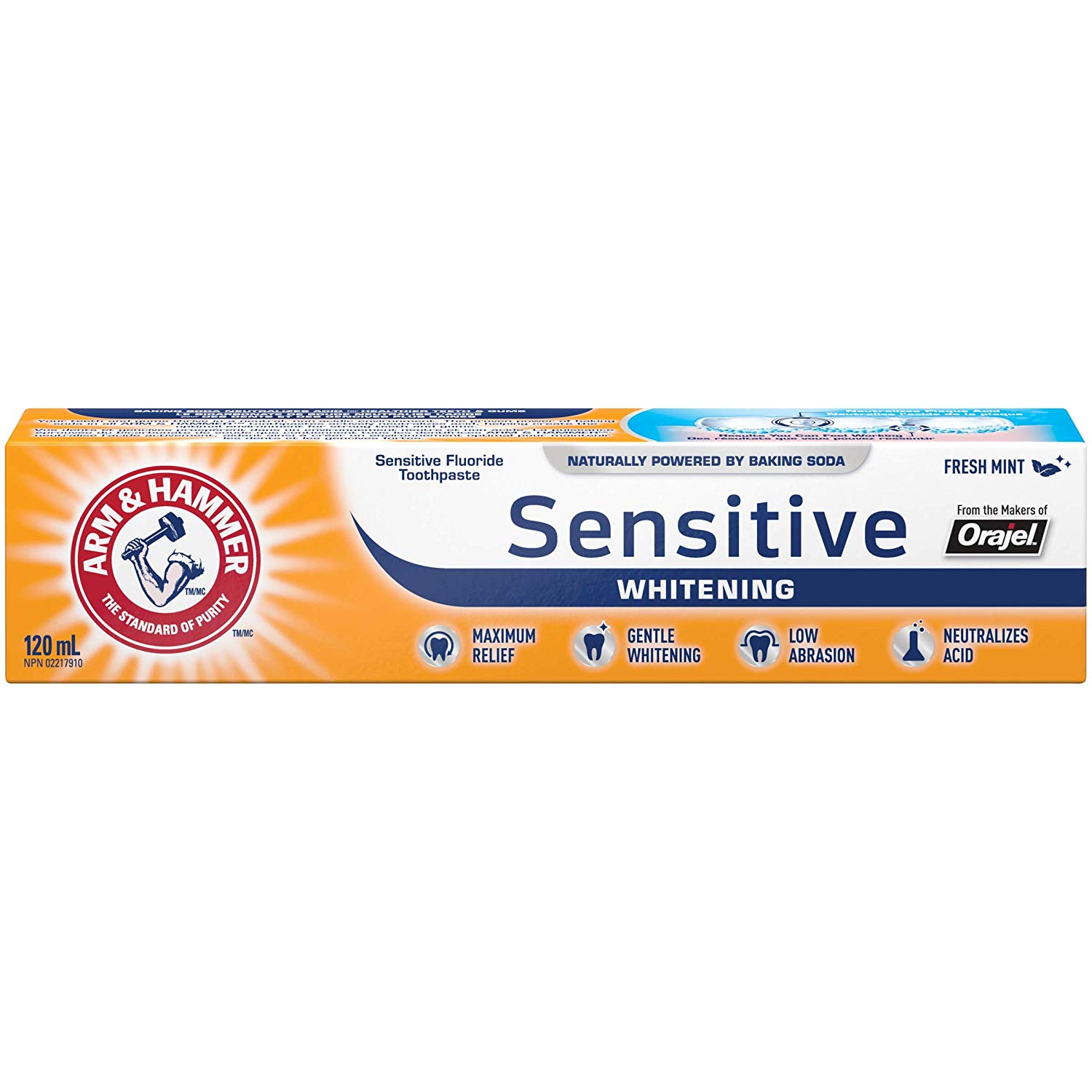 Kem Đánh Răng Arm &amp; Hammer Sensitive Whitening