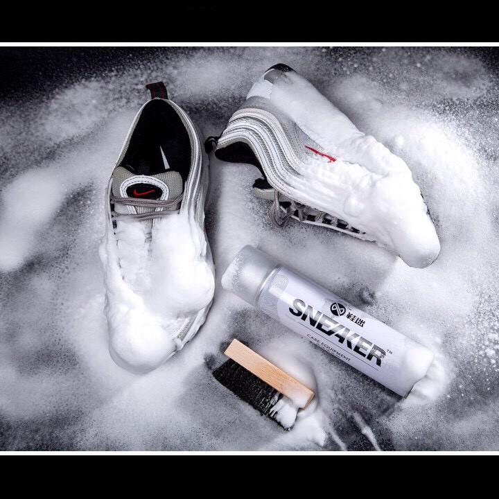 Chai xịt bọt làm sạch giày Sneaker Hando 300ml - Chai xịt bọt làm sạch chuyên cho giày Sneaker, Tẩy trắng giày Sneaker