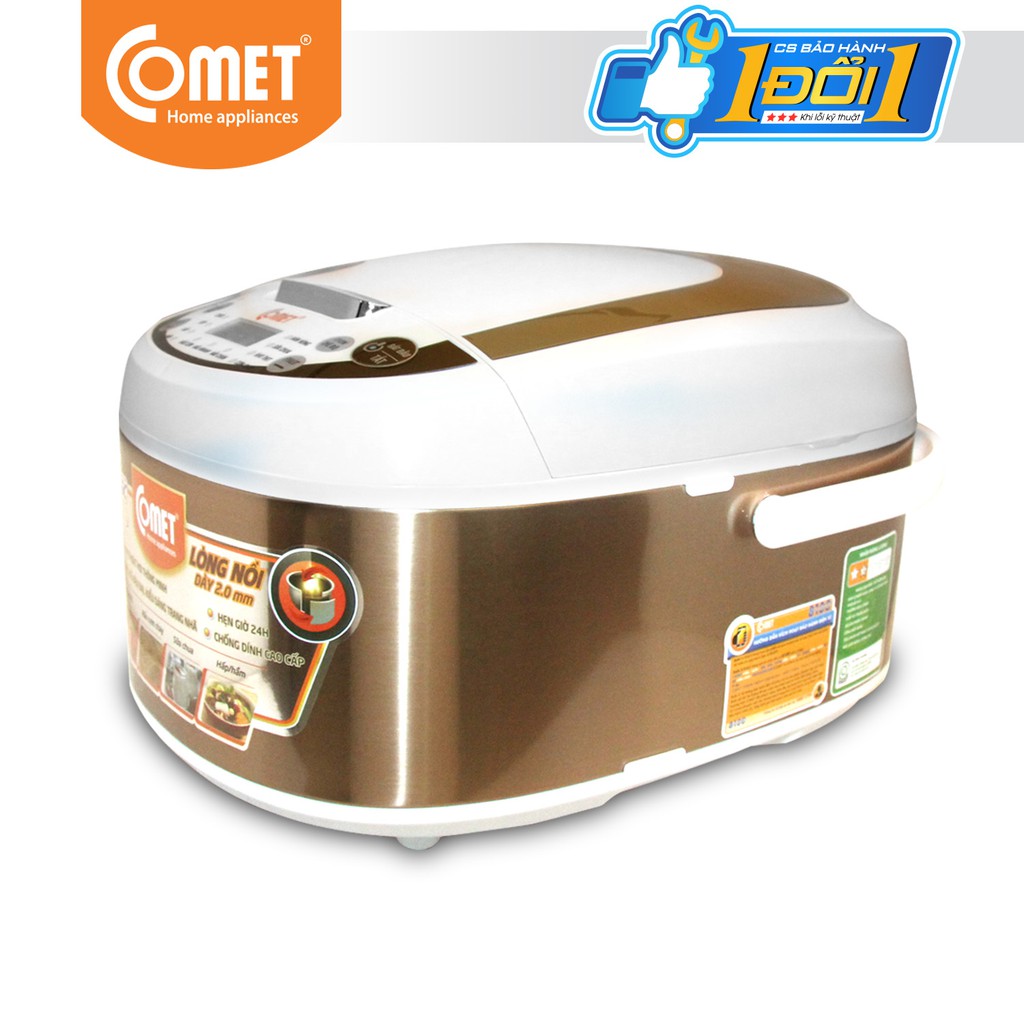 Nồi Cơm Điện Tử Comet CM8087 (1.8 Lít - 860W) - Hàng chính hãng