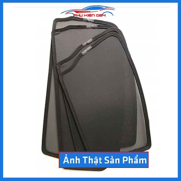 Bộ 4 rèm chắn nắng nam châm Cerato, K3 2019-2020 khung cố định chống tia UV