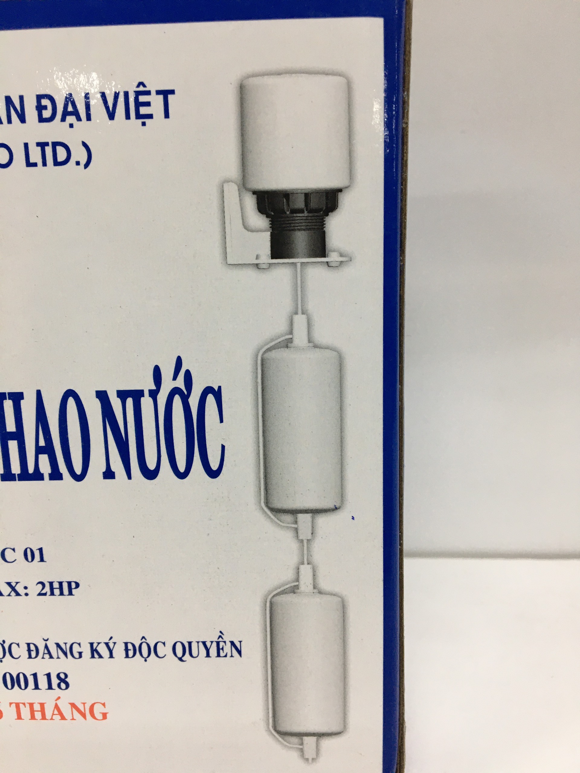 Công tắc điện phao nước DV-LC01 - 220V/AC/10A Max: 2HP