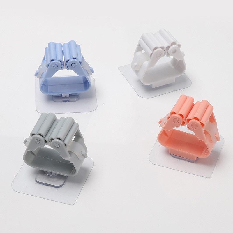 Móc Dán Tường Kẹp Giữ Chổi