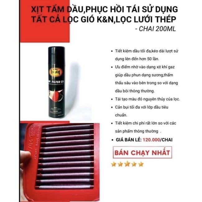 TẨM DẦU LỌC GIÓ SPRAYKING