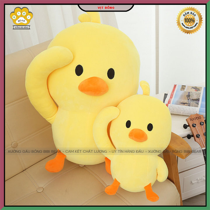 Vịt bông cute size 30cm, đồ chơi thú bông cao cấp, gấu bông giá rẻ