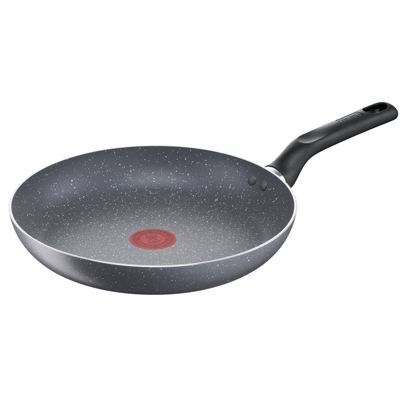 Bộ 2 chảo chiên chống dính vân đá Tefal Natura dùng cho bếp ga và hồng ngoại - Hàng chính hãng