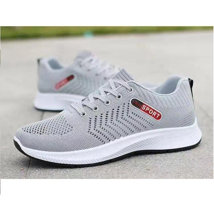 Giày Nam Sneaker,giày đi bộ,đi chơi, Thể Thao - A05B Màu đen đế cao su đúc