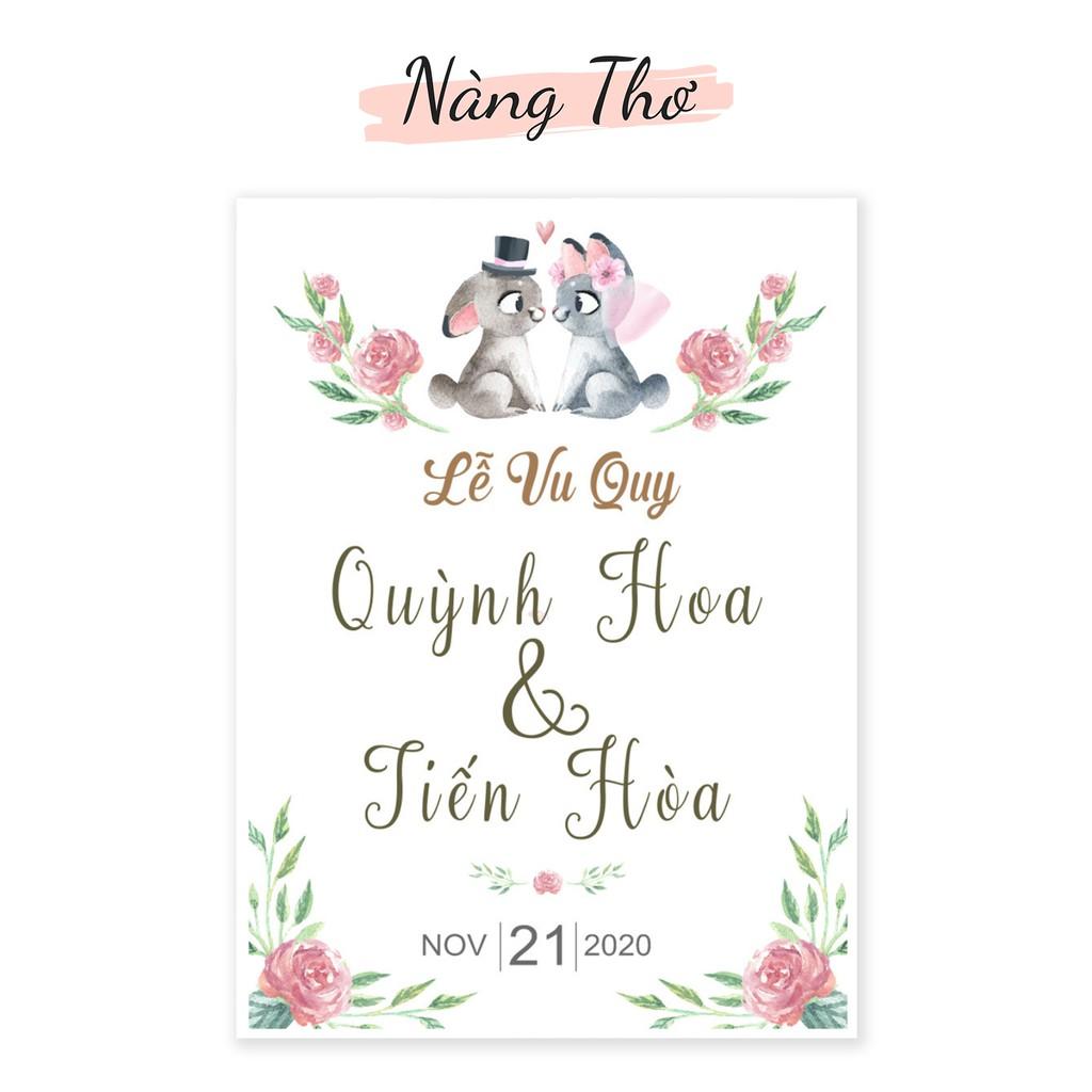 BẢNG TÂN HÔN_VU QUY TÊN CÔ DÂU CHÚ RỂ TRANG TRÍ TIỆC CƯỚI_DECAL VIP