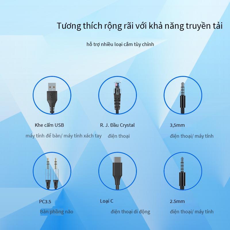 Tai nghe điện thoại đặc biệt Tai nghe Dịch vụ khách hàng Nhân viên tiếp thị qua điện thoại Trò chơi đặc biệt Tai nghe văn phòng Điều khiển dây bằng tai nghe lúa mì