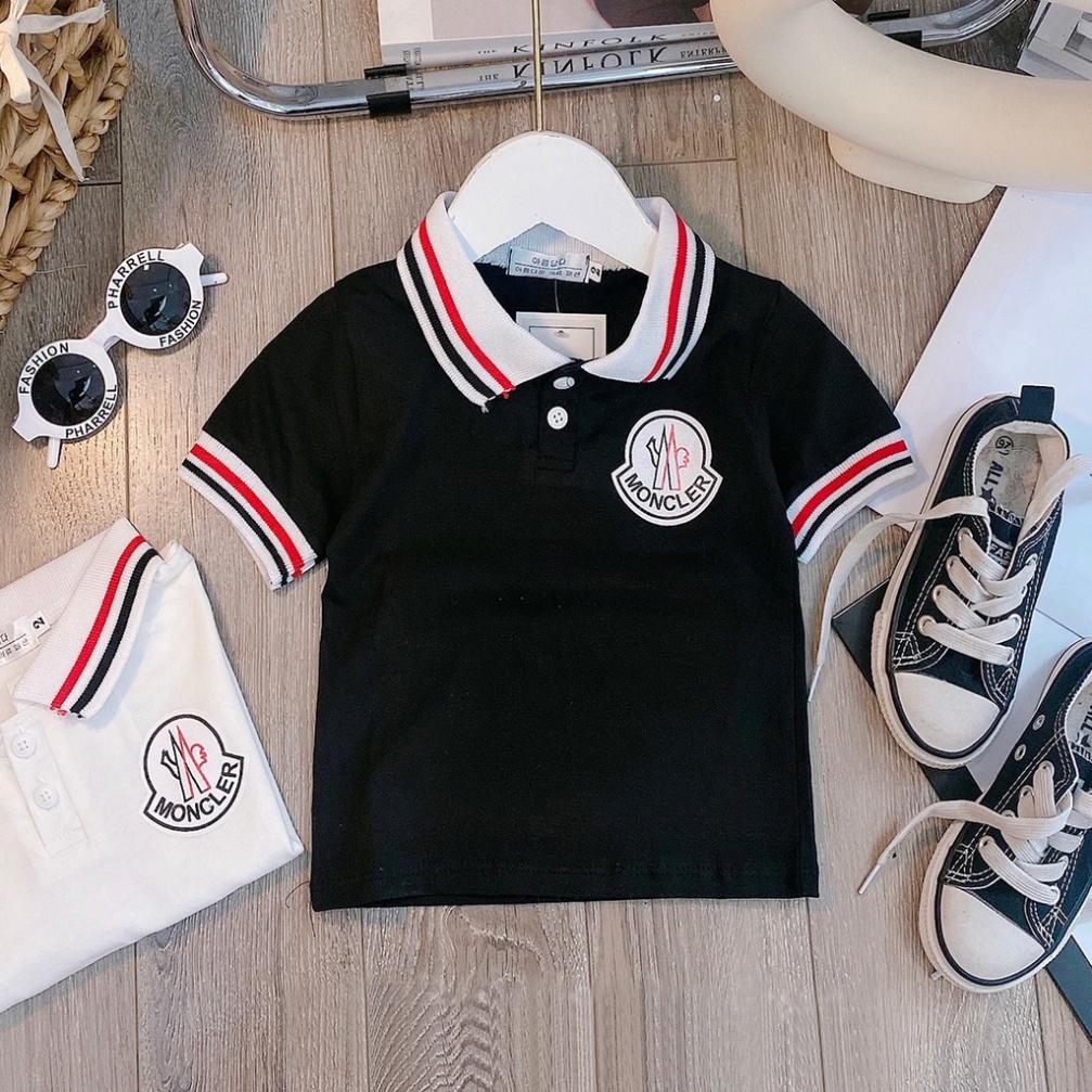Áo polo cotton cộc tay trẻ em trơn đáng yêu cho bé trai từ 8-19kg LILIKIDS PL01