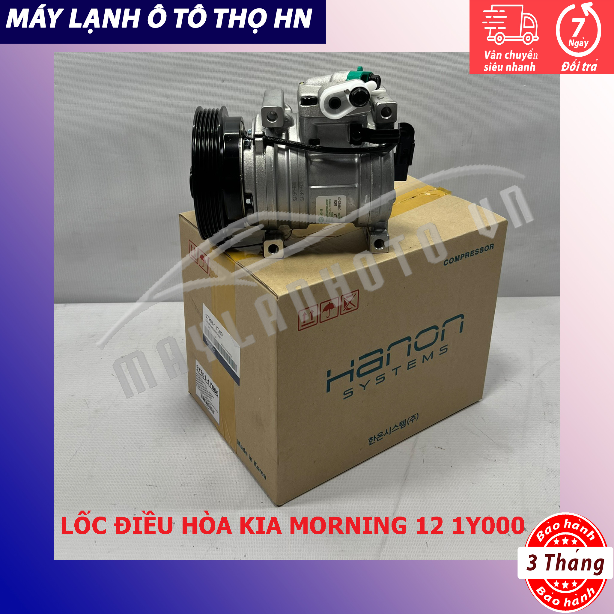 Lốc điều hòa Kia Morning 2012 2013 2014 2015 hàng Hàn Quốc 12 13 14 14 97701-1Y000