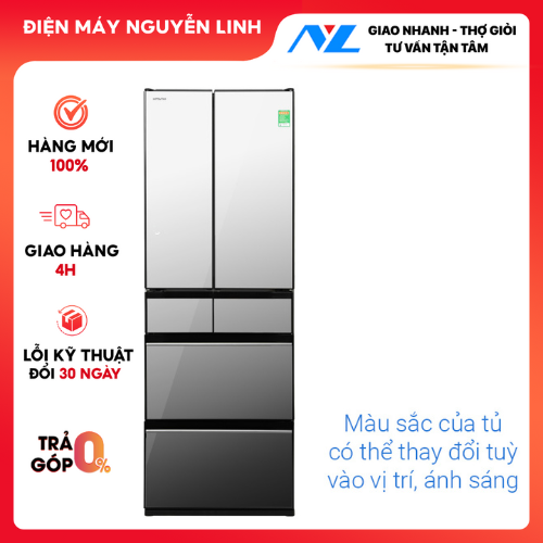 Tủ lạnh Hitachi Inverter 540 lít Multi Door R-HW540RV(X) - HÀNG CHÍNH HÃNG - CHỈ GIAO HCM