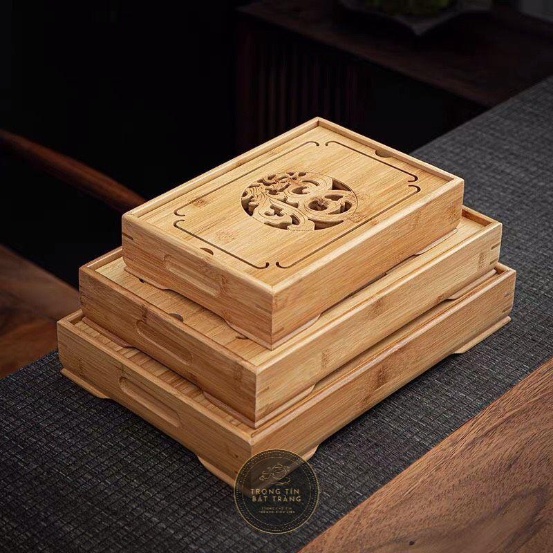 Khay Trà Tre Cao Cấp Chữ Nhật KT 12