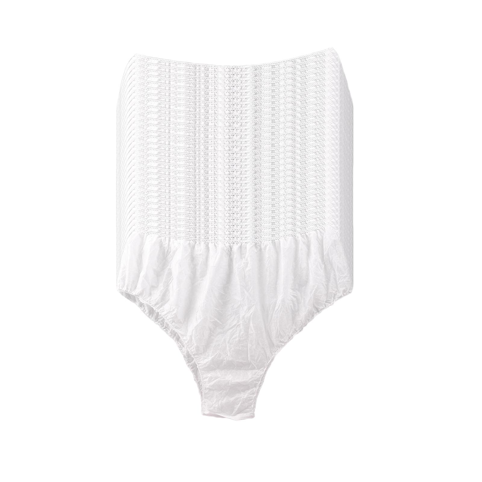 30x Disposable Underwear Panties Handy Elastic Waistband for Hotel Travel
