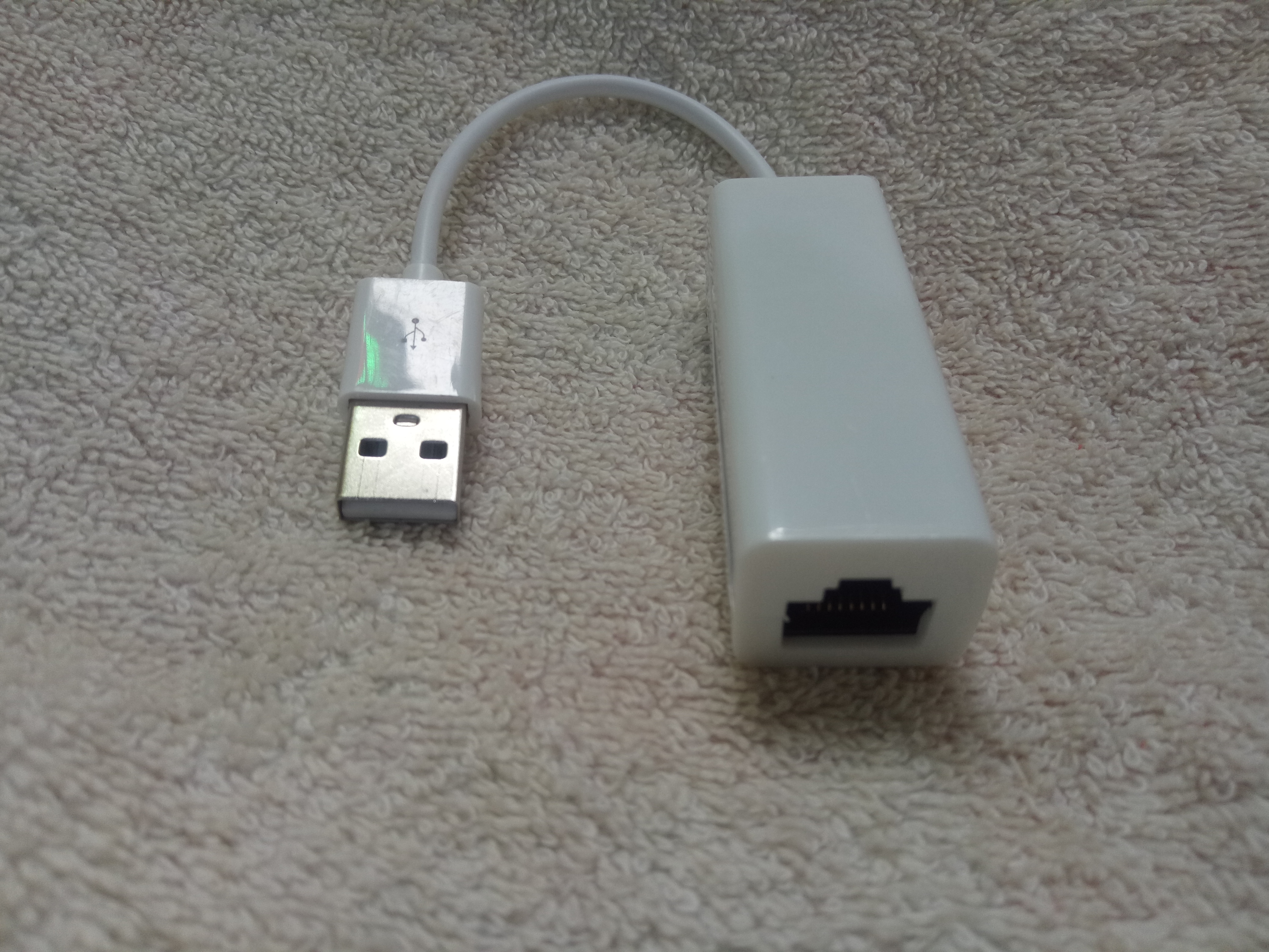 Cáp USB to LAN - Cáp nối từ cổng USB ra cổng mạng LAN - Cáp usb to LAN có dây, màu trắng - Hàng chính hãng