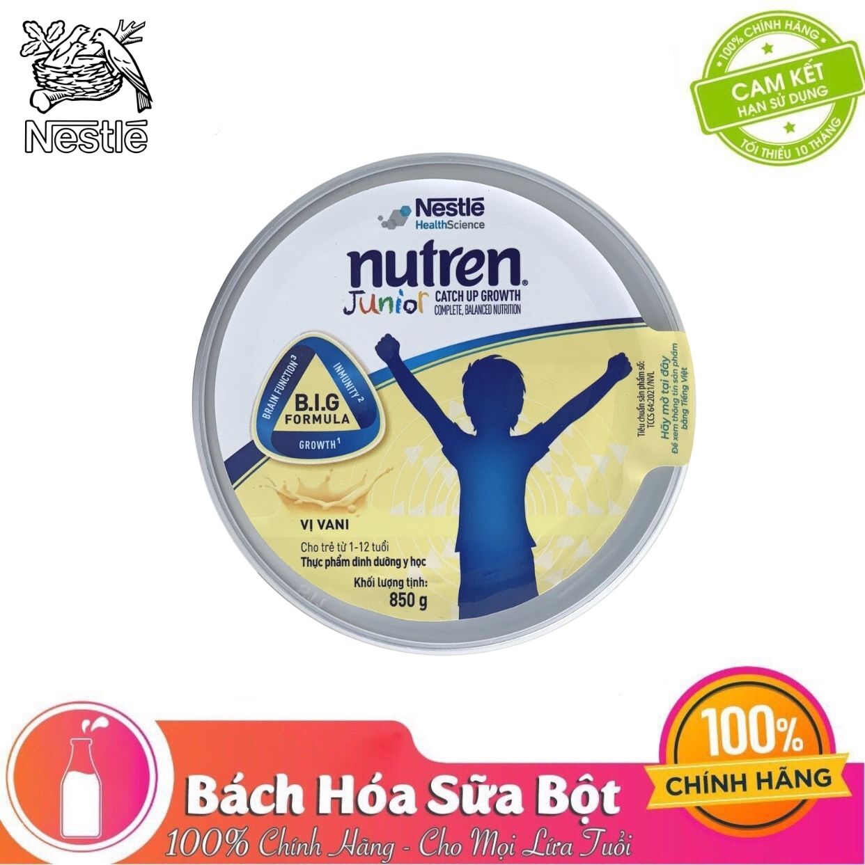 Sản Phẩm Dinh Dưỡng Nestle Nutren Junior (800g)