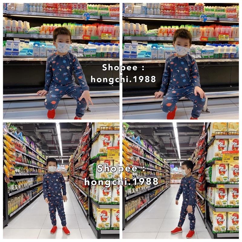 Bộ thu đông dài tay cho bé gái/ trai Ambb Kids - Hàng Trung Quốc cực đẹp