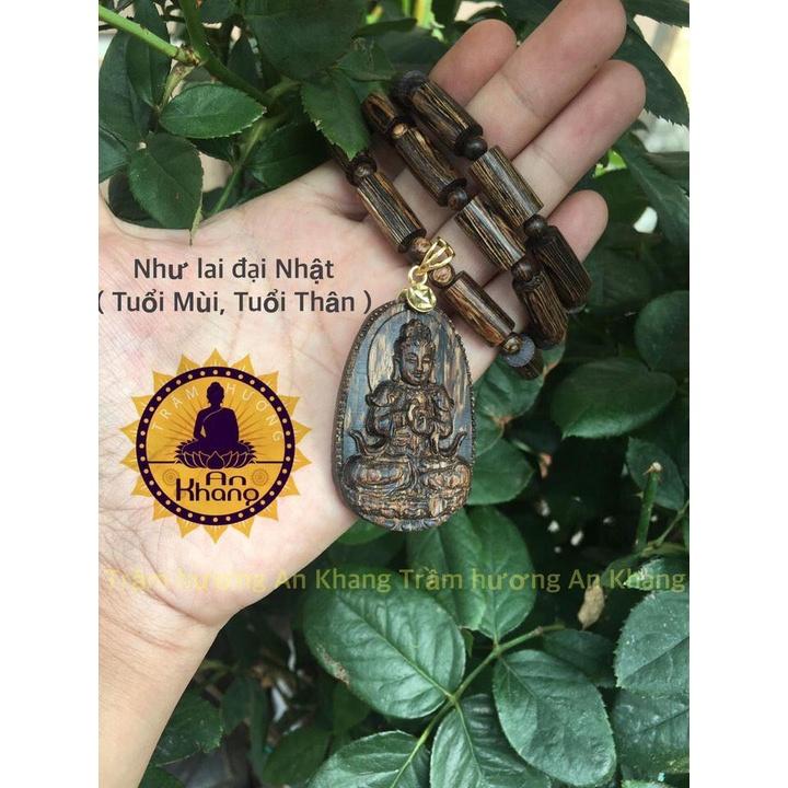 Dây chuyền phật bản mệnh trầm sánh chìm kiểu trúc