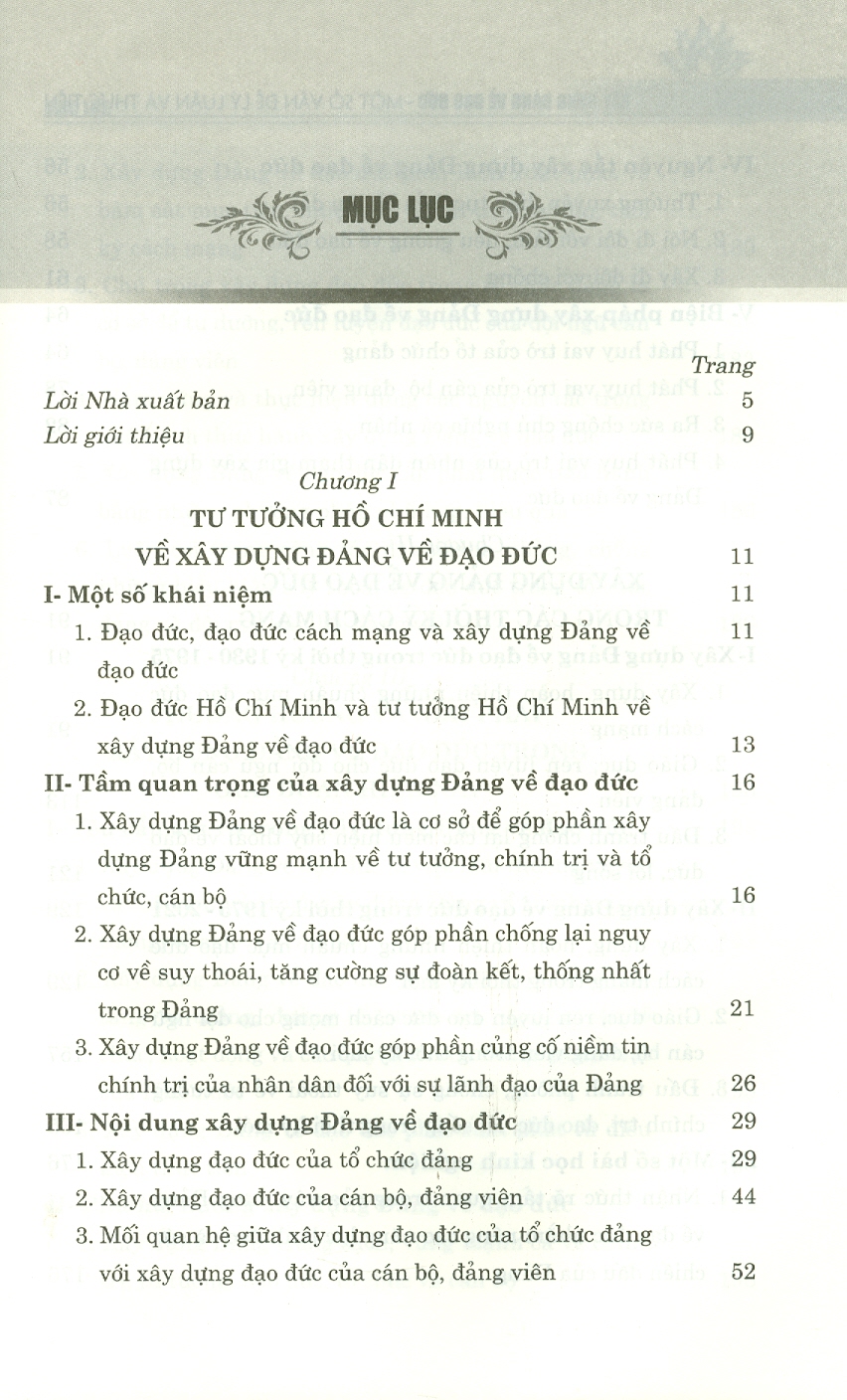 Xây Dựng Đảng Về Đạo Đức - Một Số Vấn Đề Về Lý Luận Và Thực Tiễn (Sách chuyên khảo) (In giới hạn 100 cuốn)