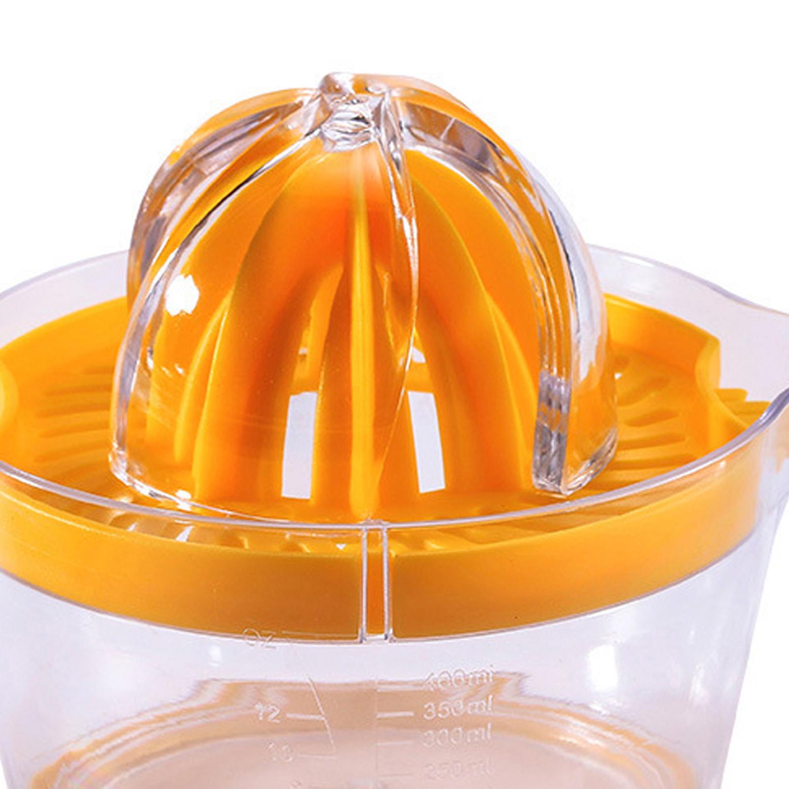 Manual Hand lemon Orange Juicer Transparent Body for Kitchen Juicing