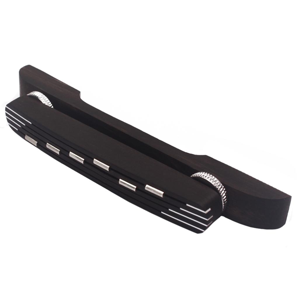 Sunnimix Nhạc Cụ Acoustic Accs Gỗ Mun Cầu 6 Đồng Chấm Bi Cho Hofner Guitar Nhạc Cụ Phần
