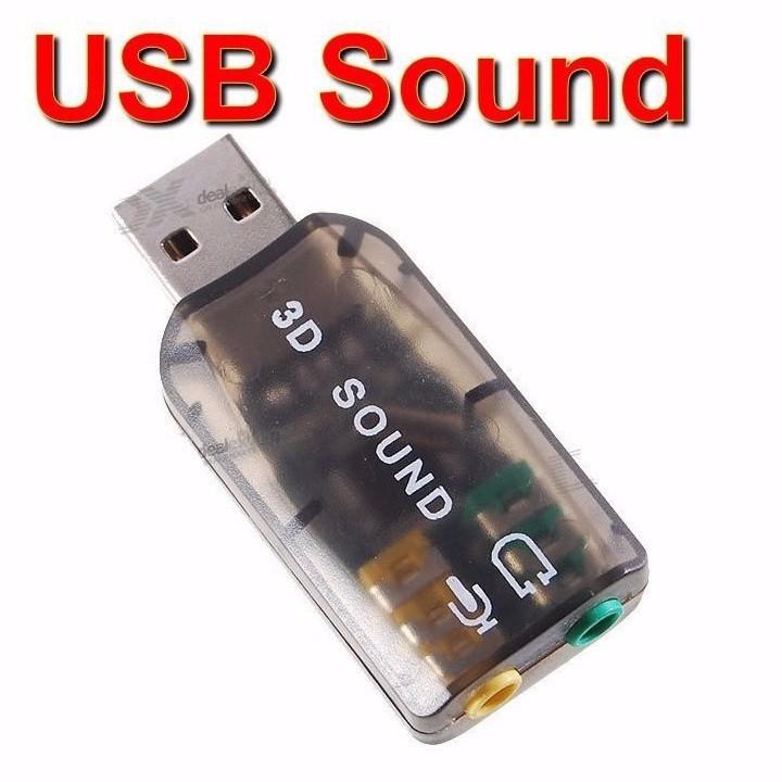 USB ÂM THANH 3D 5.1 USB RA CỔNG ÂM THANH 3.5MM