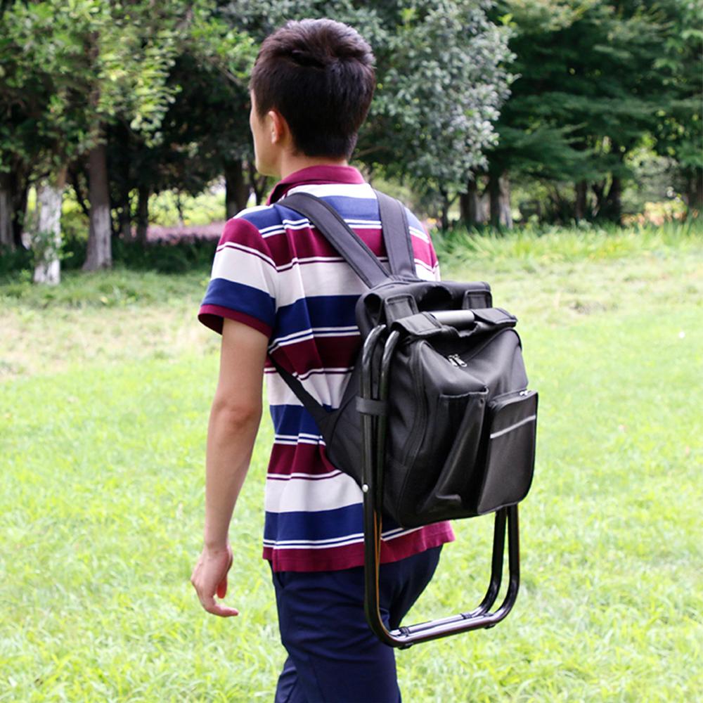 Ghế xếp balo đa năng có túi làm mát cách nhiệt