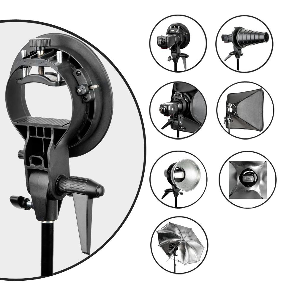 Giá đỡ Pro Godox S-Type cho Softbox Speedlite Flash Snoot