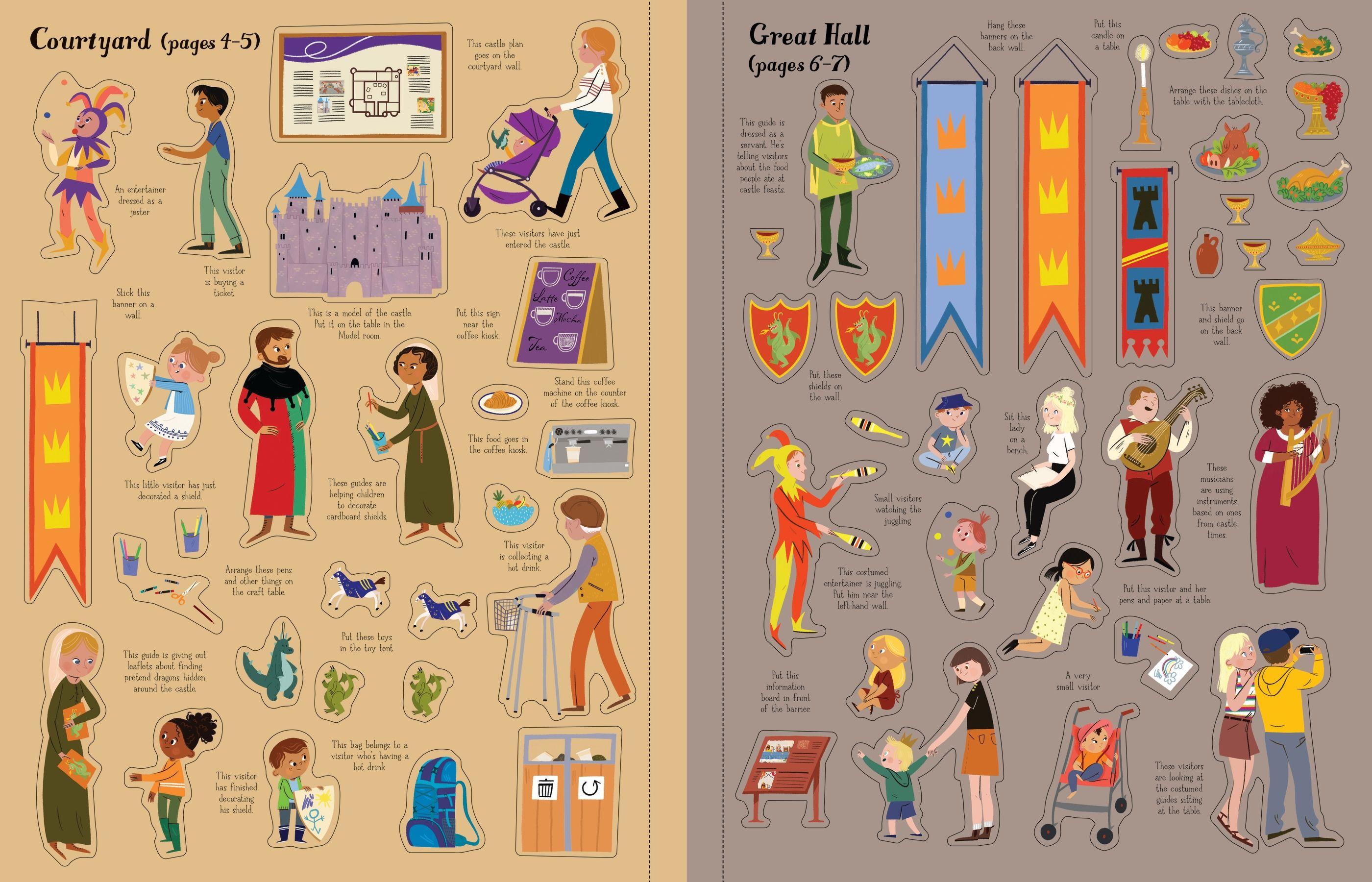 Castle Sticker Book
