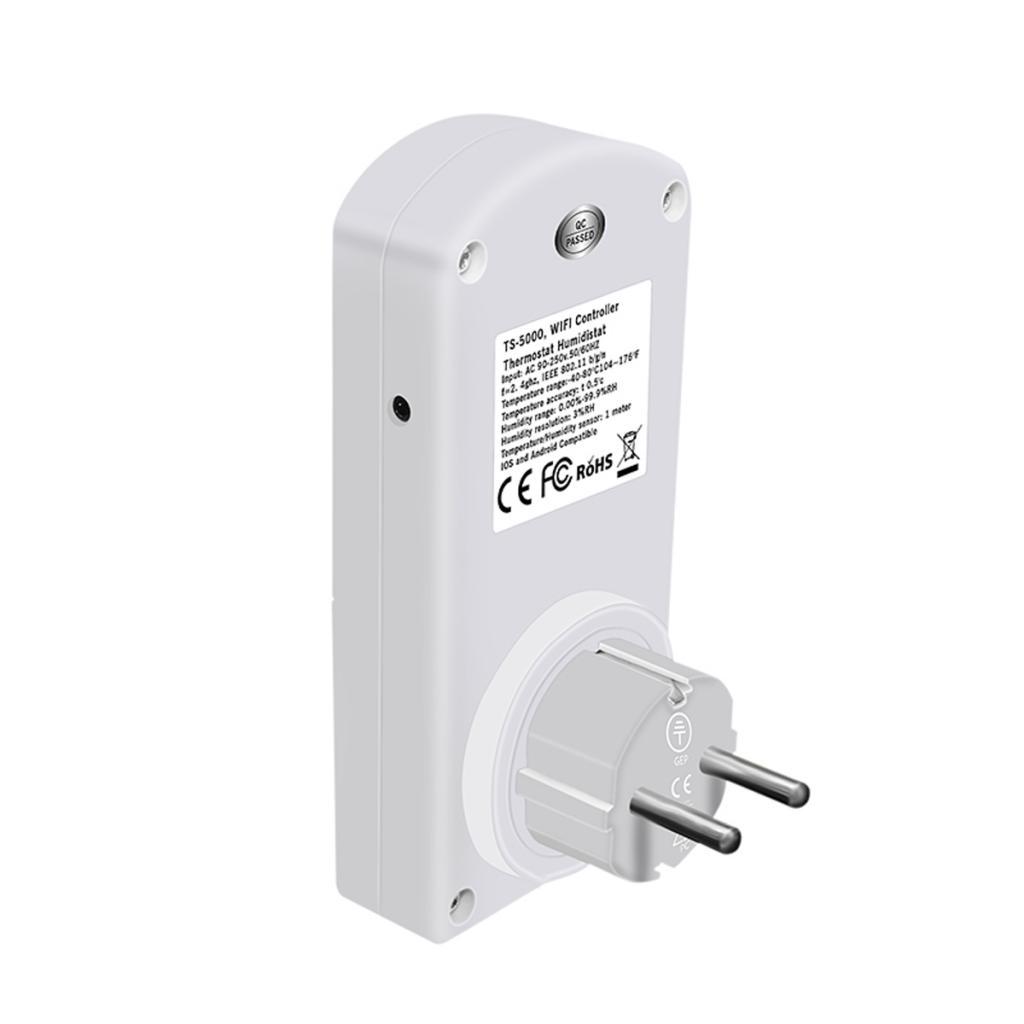WIFI Nhiệt Độ Độ Ẩm ỨNG DỤNG Điều Khiển từ xa Thời Gian Ổ Cắm Phích Cắm CHÂU ÂU