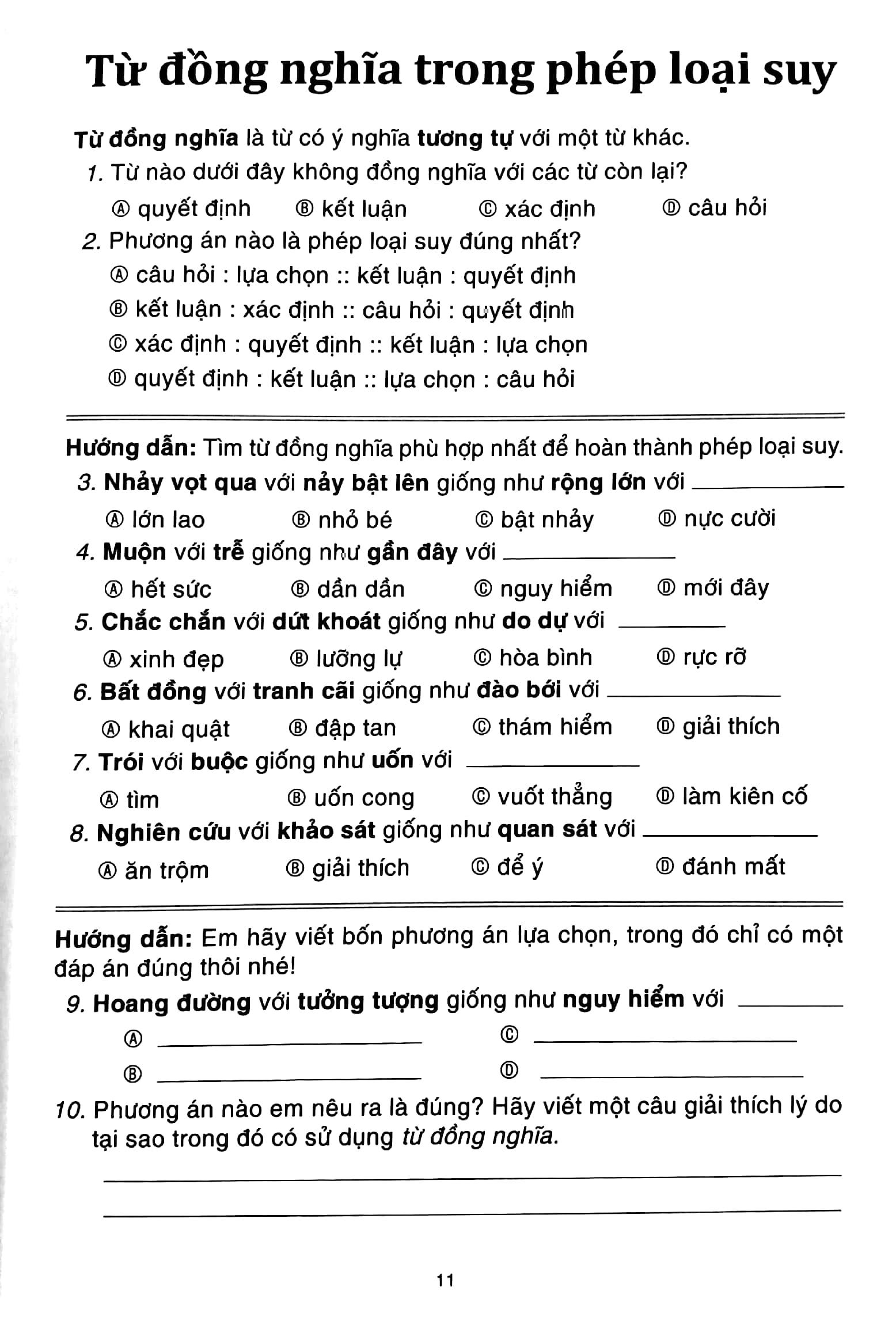 Analogies for Critical Thinking (tập 4)