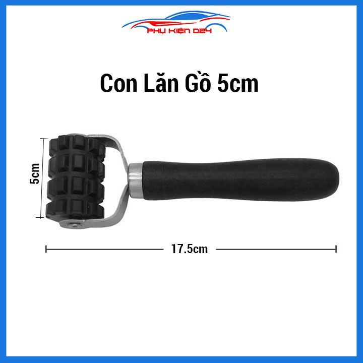 Con lăn gồ bánh xe chuyên dụng dán cách âm cho ô tô loại bánh có gai