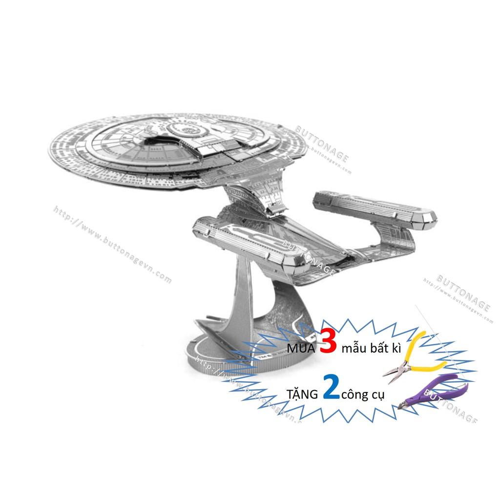 Mô Hình Lắp Ráp 3d Phi Thuyền USS Enterprise