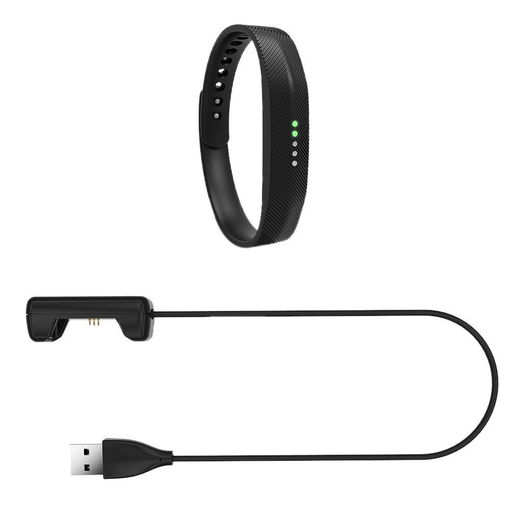 Red Replacement Soft Silicone Watch band Wrist Strap + USB Charging Cable For Flex 2