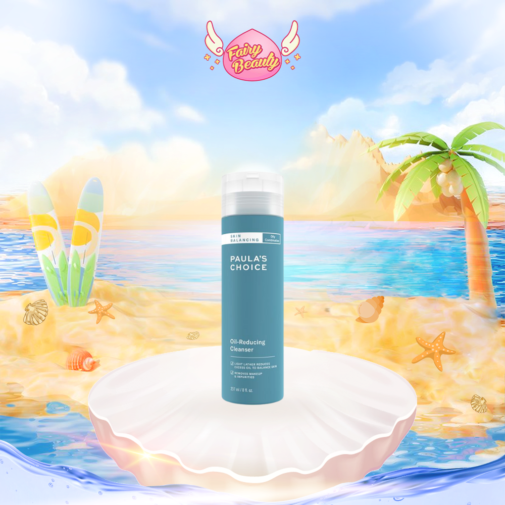 Sữa Rửa Mặt Cân Bằng Cho Da Dầu Nhẹ Dịu. Paulas Choice Skin Balancing Oil Reducing Cleanser 237ml Mã 1150 – Normal size 237ml